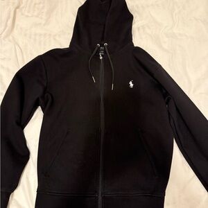 Polo by Ralph Lauren Black Hoodie Zip Up